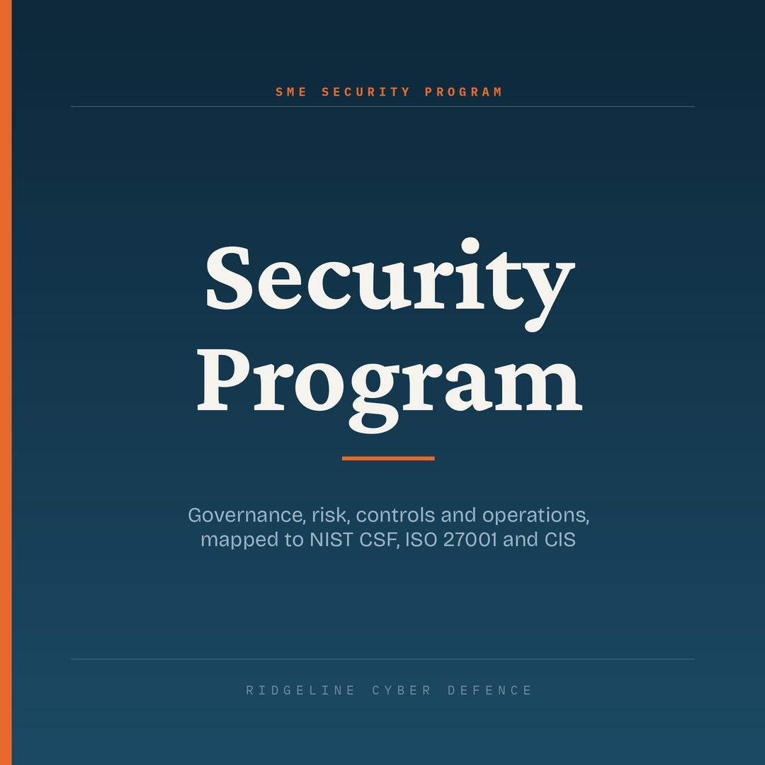 SME Security Program Pack