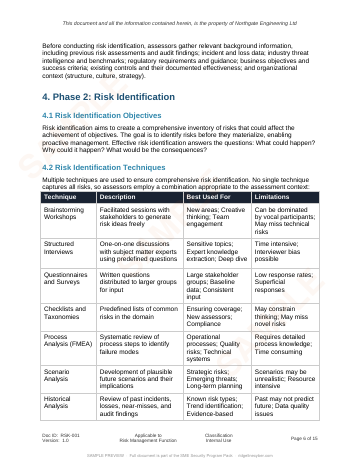 Sample page from the SME Security Program Pack